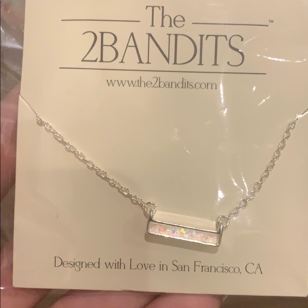 The 2Bandits opal necklace